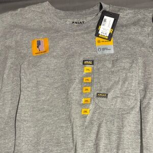 Ariat Gray Long Sleeve Shirt